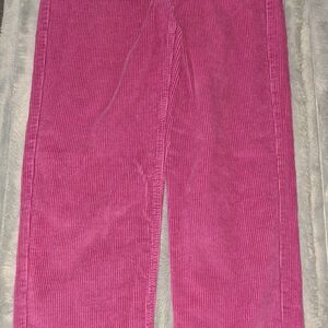 Pink Corduroy Women Jeans